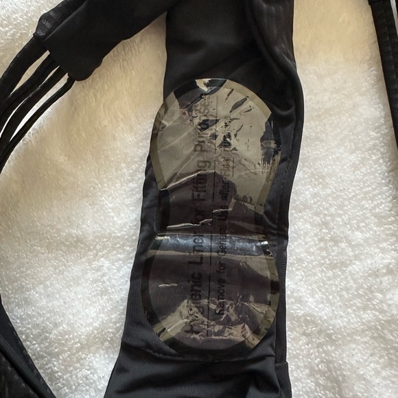 YMI Black Ribbed Bikini Set - Picture 3 of 3